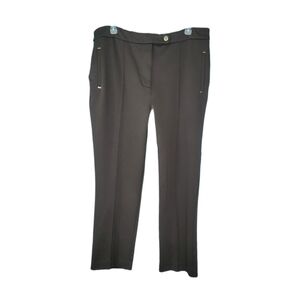 Marc New York Dark Brown High-rise Dress Pants Women's Size 14
